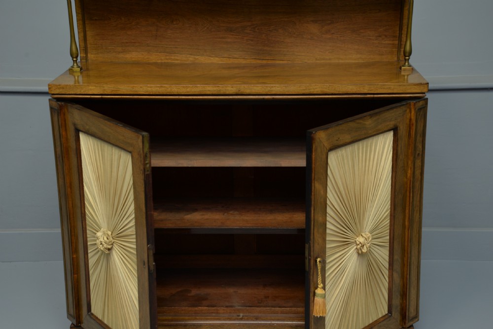 Fine Regency Rosewood Chiffonier Side Cabinet View VIII