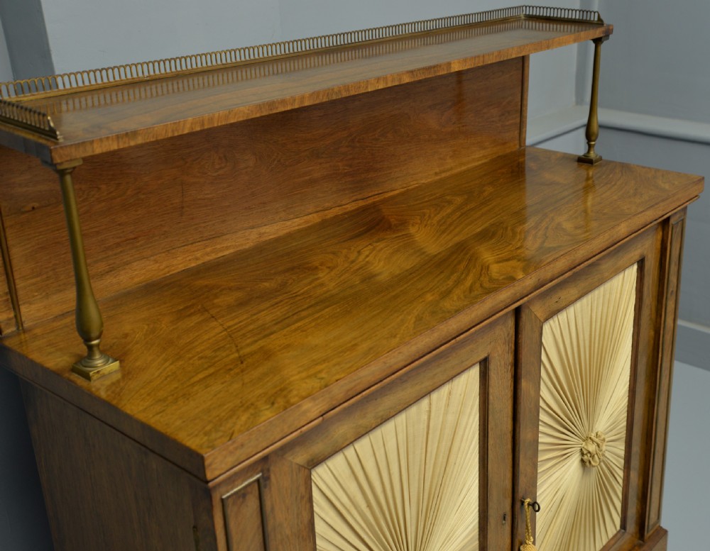 Fine Regency Rosewood Chiffonier Side Cabinet View X