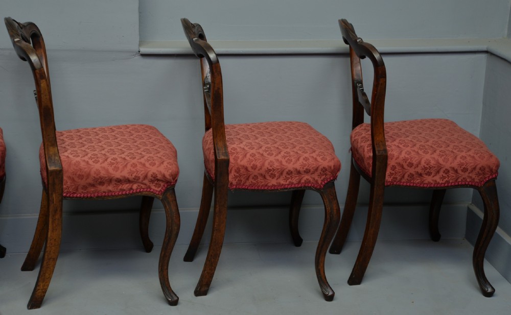 Victorian Set Of Six Rosewood Dining Chairs View VII