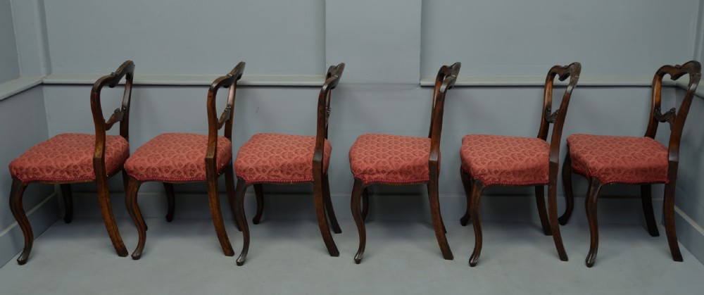 Victorian Set Of Six Rosewood Dining Chairs View VIII