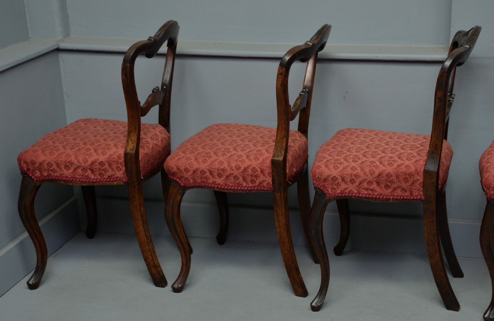 Victorian Set Of Six Rosewood Dining Chairs View IX