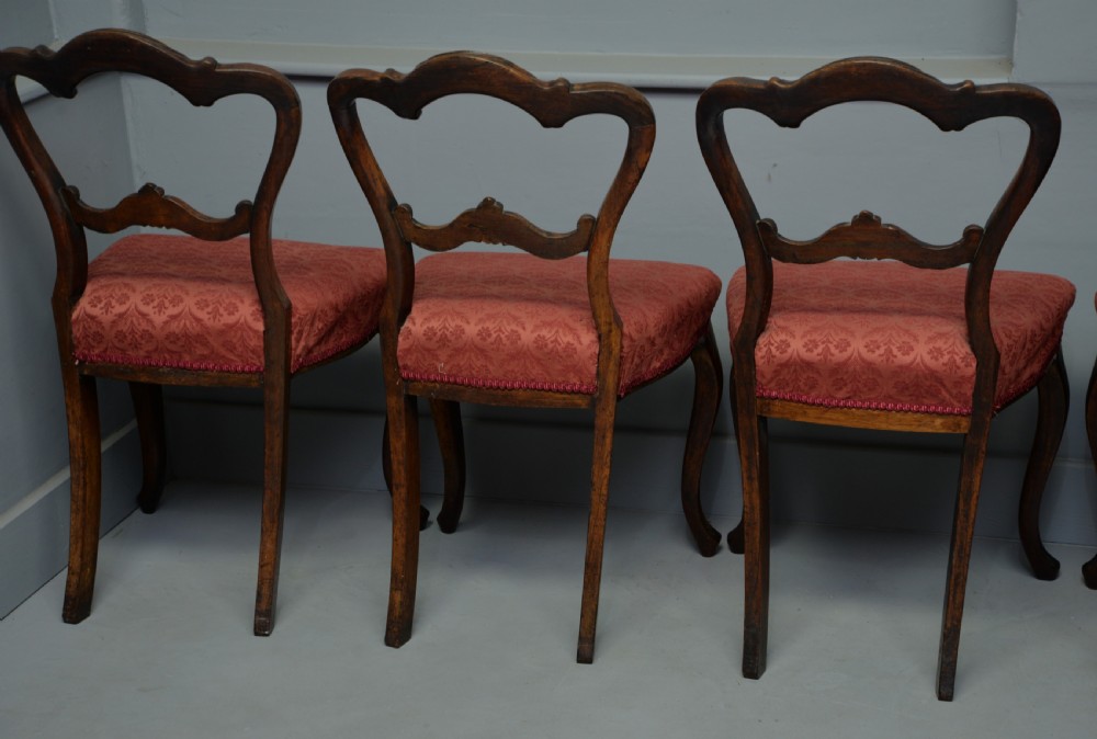 Victorian Set Of Six Rosewood Dining Chairs View XII
