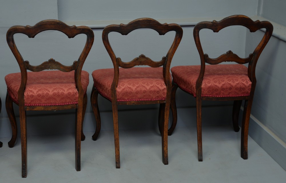Victorian Set Of Six Rosewood Dining Chairs View XIII