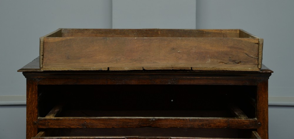 Charles II Oak Geometric Chest Of Drawers C.1680 View XI
