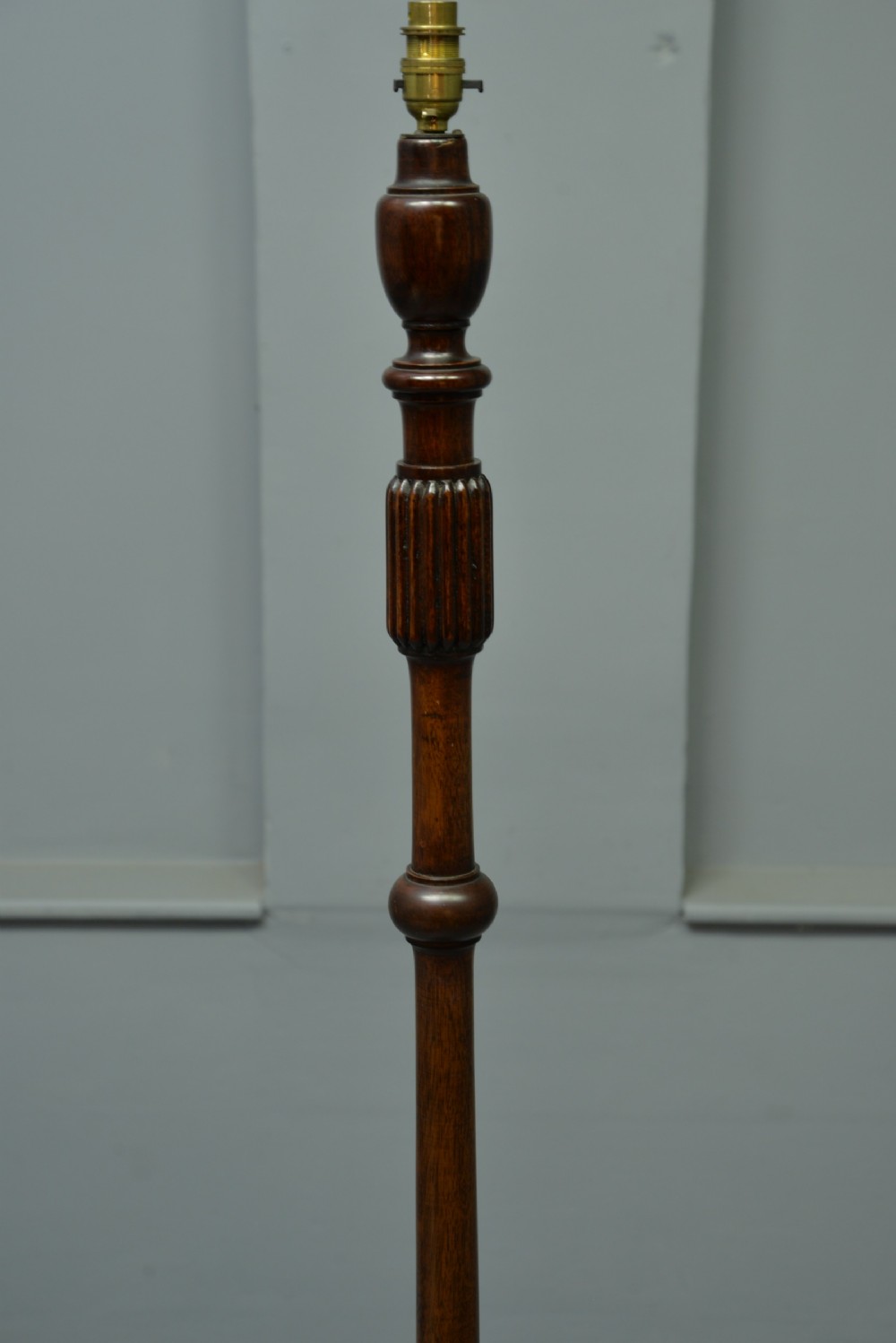 Early 20th Century Mahogany Standard Lamp View VIII