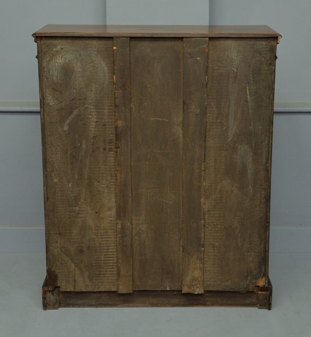 Victorian Mahogany Open Adjustable Bookcase View VIII