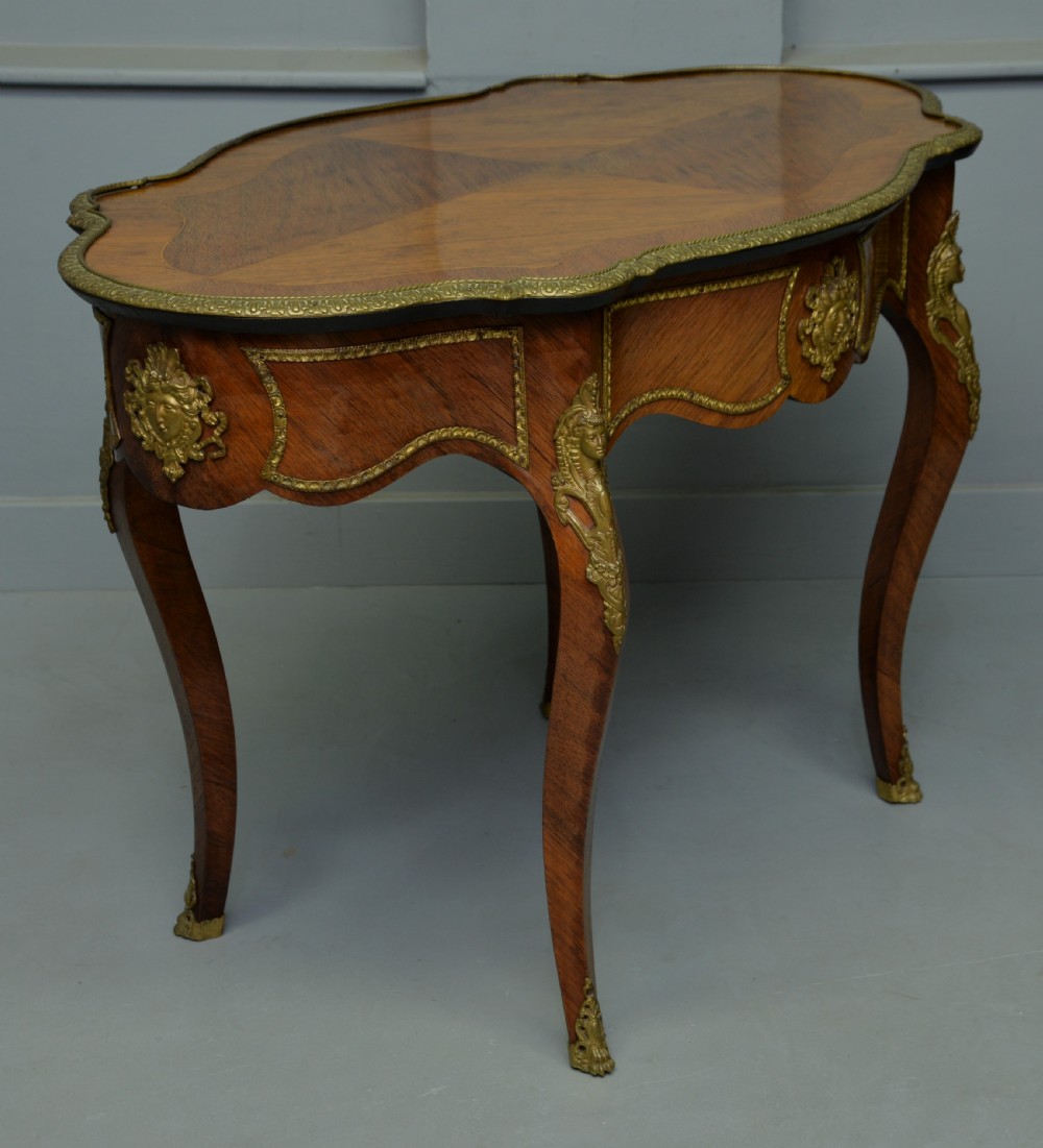 Late 19th Century Louis XV Style Kingwood Centre Table / Hall Table / Dressing Table View III