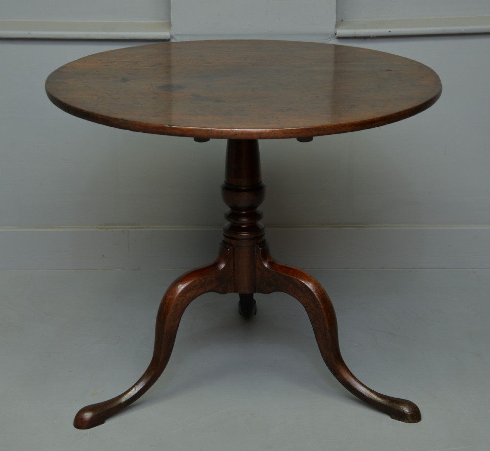 George II Mahogany Tilt-Top Breakfast / Supper Table View IX