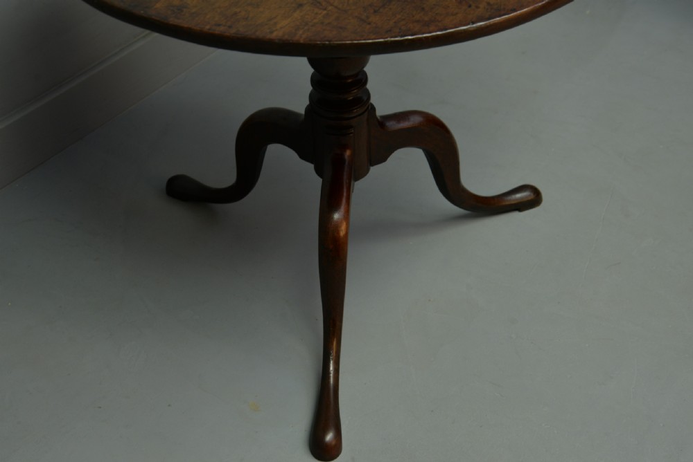 George II Mahogany Tilt-Top Breakfast / Supper Table View XI