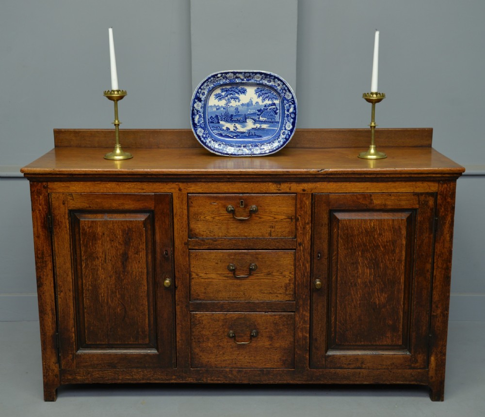 Georgian Solid Oak Sideboard / Dresser