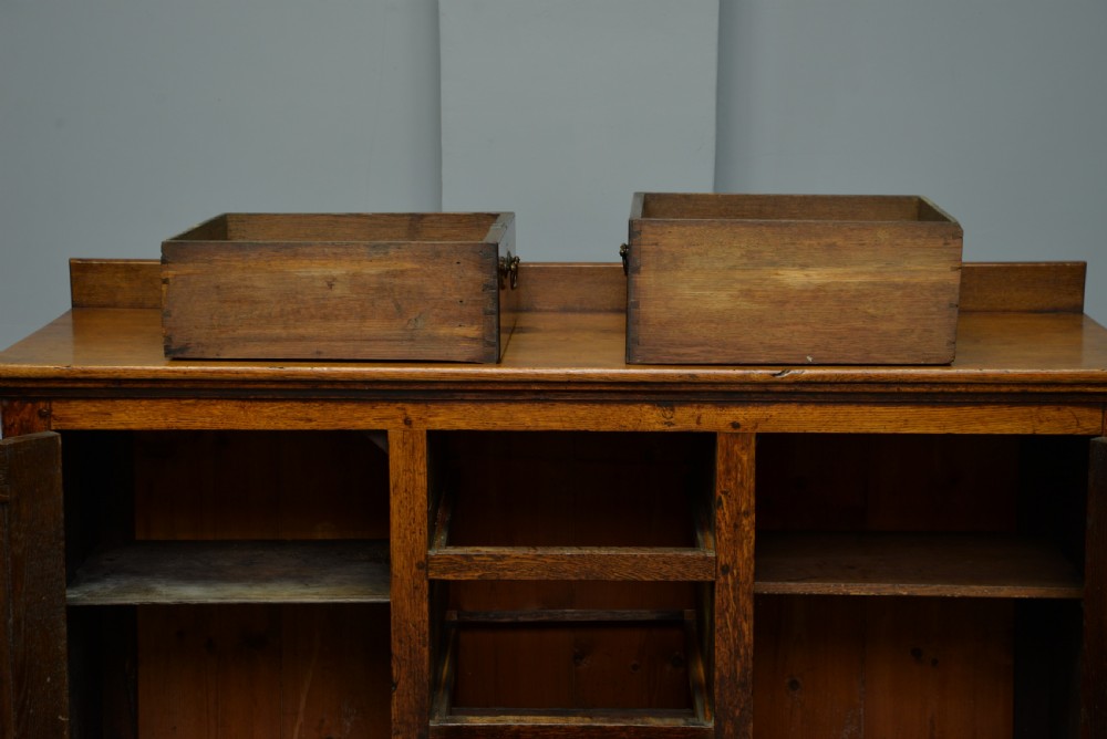 Georgian Solid Oak Sideboard / Dresser View IV