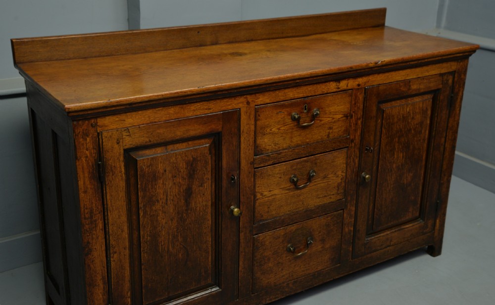 Georgian Solid Oak Sideboard / Dresser View VI