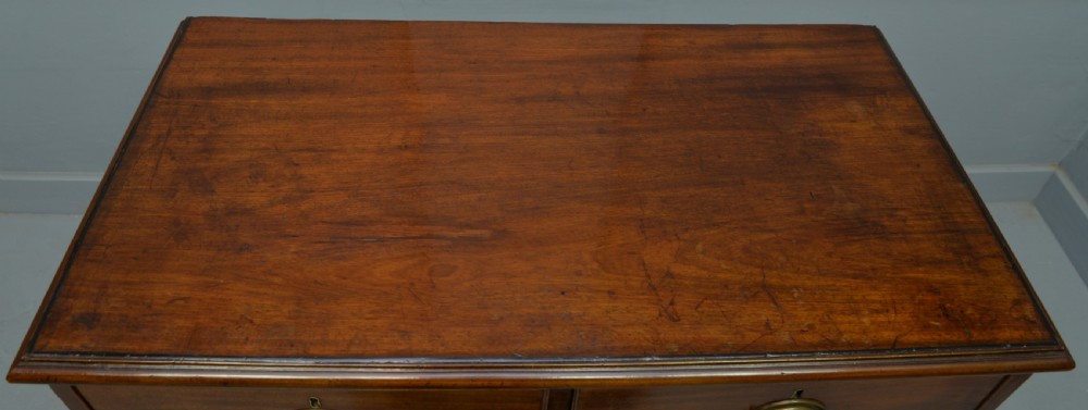 Georgian Medium Sized Mahogany Chest Of Drawers View XI