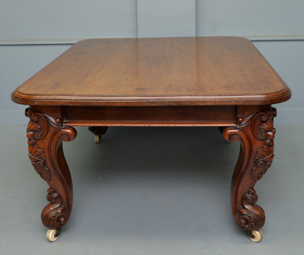 Victorian Mahogany Dining Table Seats 6 View XII
