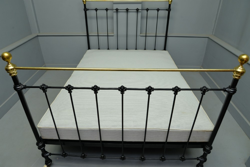 Victorian Brass and Iron Double Bed View VIII