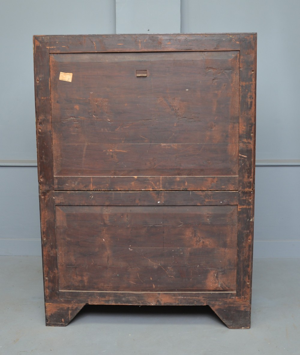 Fine & Rare Georgian Large Mahogany Serpentine Chest Of Drawers View XIV