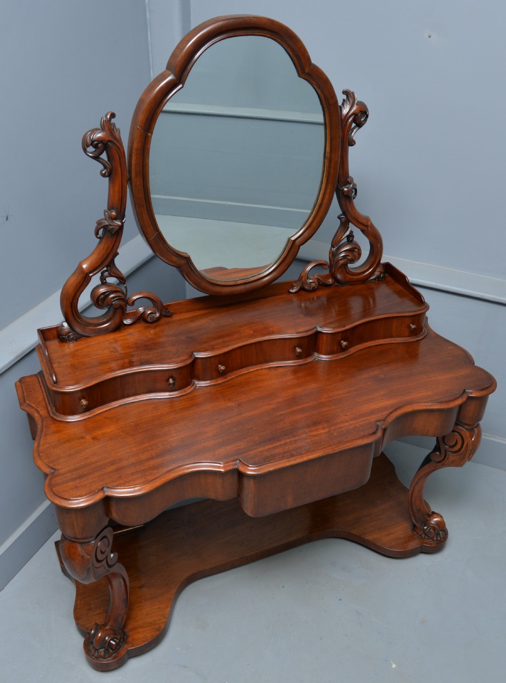 Victorian Mahogany Duchess Dressing Table View VII