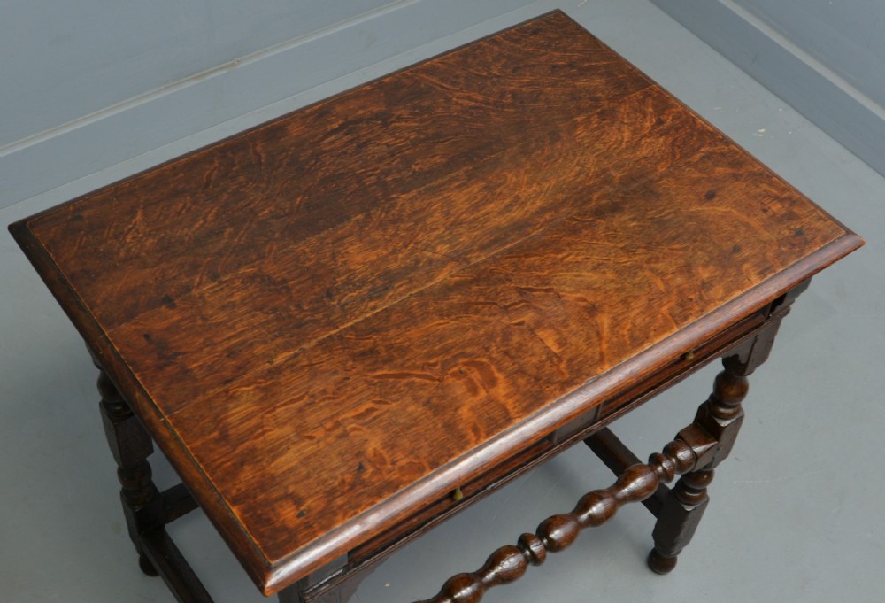 Late 17th / Early 18th Century Oak Side Table View XII