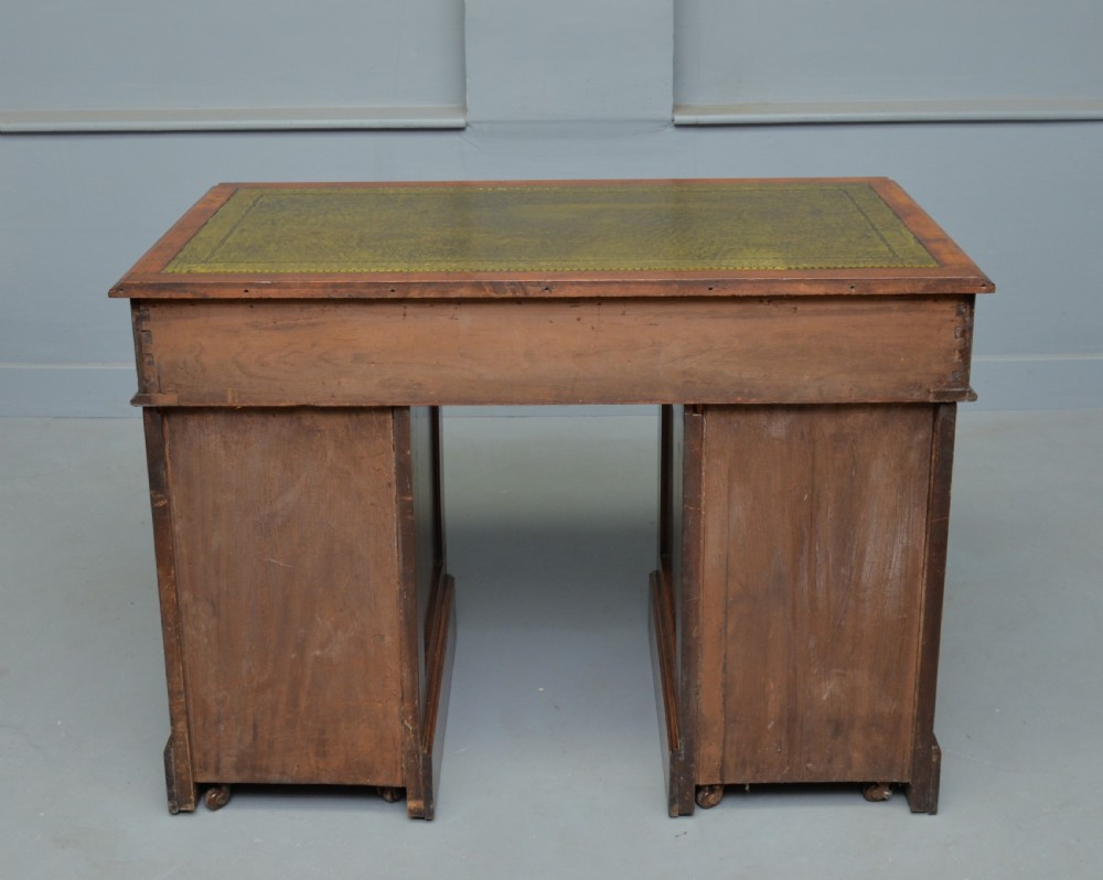 Victorian Mahogany Pedestal Desk View VII