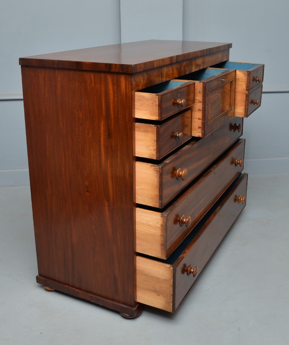 Handsome Victorian Mahogany Chest Of Drawers  View VI