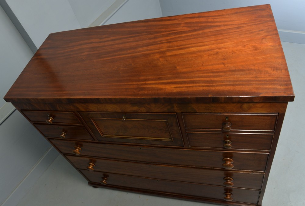 Handsome Victorian Mahogany Chest Of Drawers  View XI