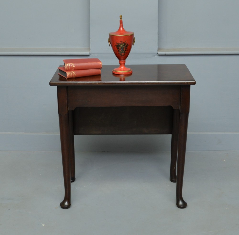 George III Cuban Mahogany Drop-Leaf Side Tea Table
