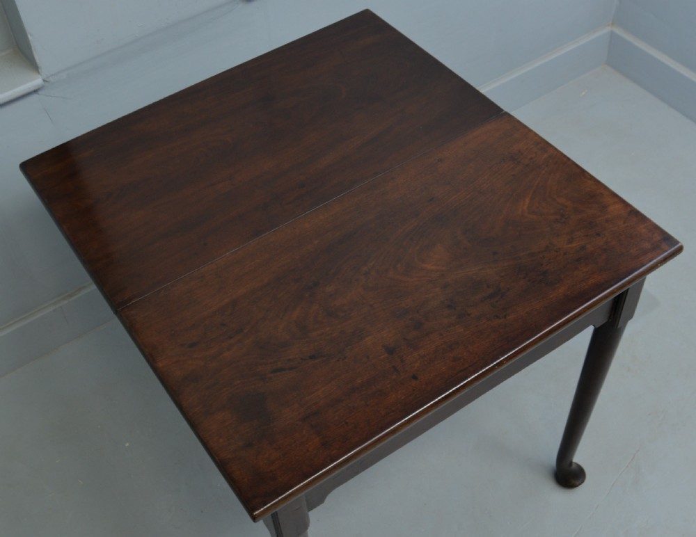 George III Cuban Mahogany Drop-Leaf Side Tea Table View XII
