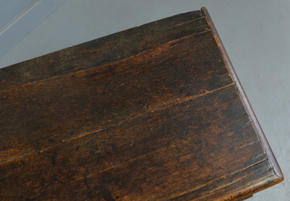 Very Charming Small 17th Century Geometric Oak Chest Of Drawers View XI
