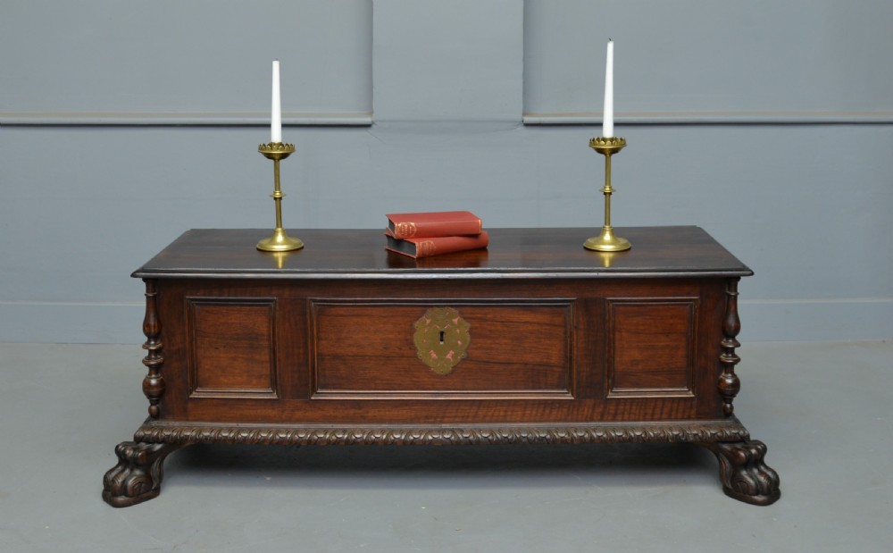 17th Century Style Italian Walnut Cassone Chest View X