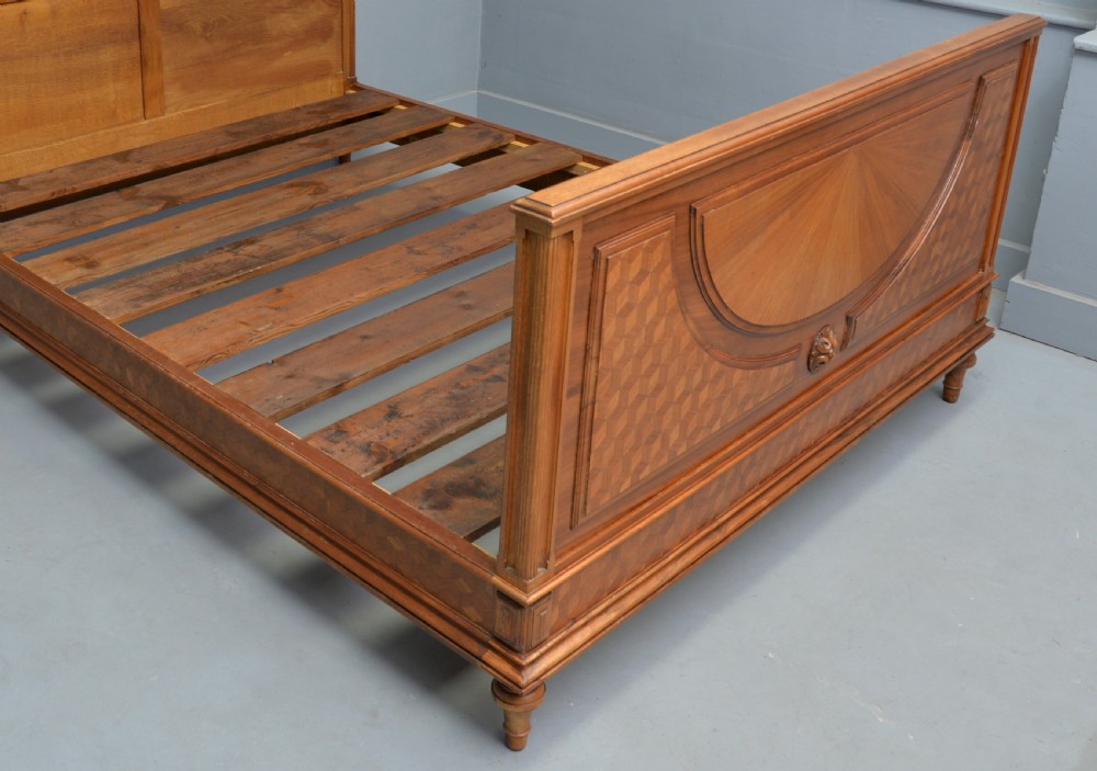 French Walnut Parquetry Double Bed View VI