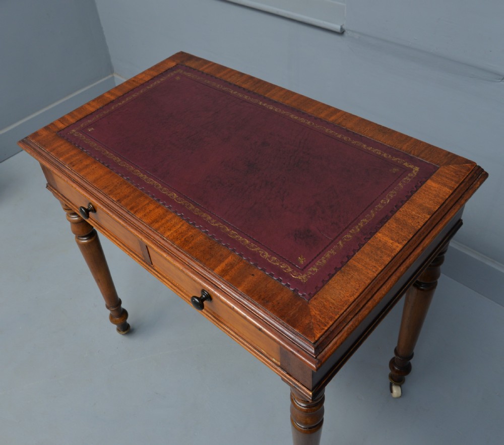Heal & Son Golden Mahogany Writing Table View VIII