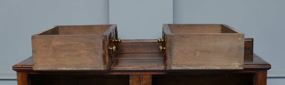 Charming 17th Century Small Oak Dresser View VI