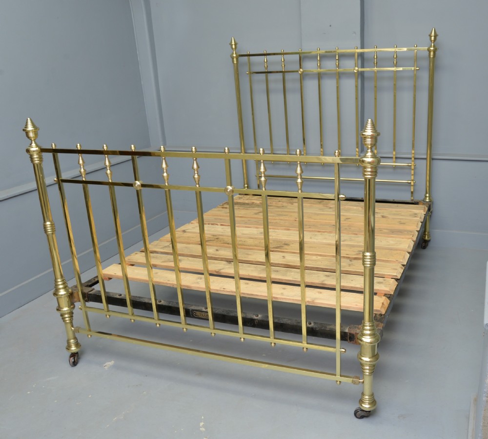 Stunning Maple & Co Victorian All Brass King-Size Bed