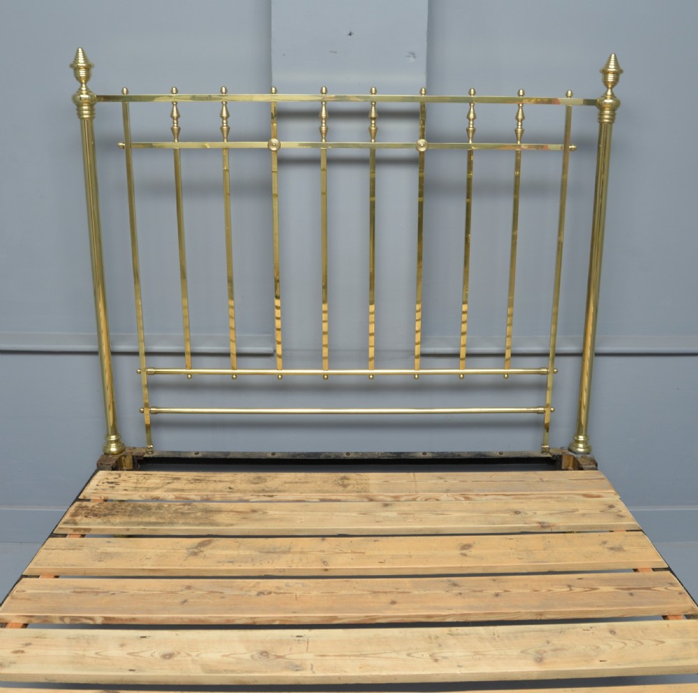 Stunning Maple & Co Victorian All Brass King-Size Bed View XIV