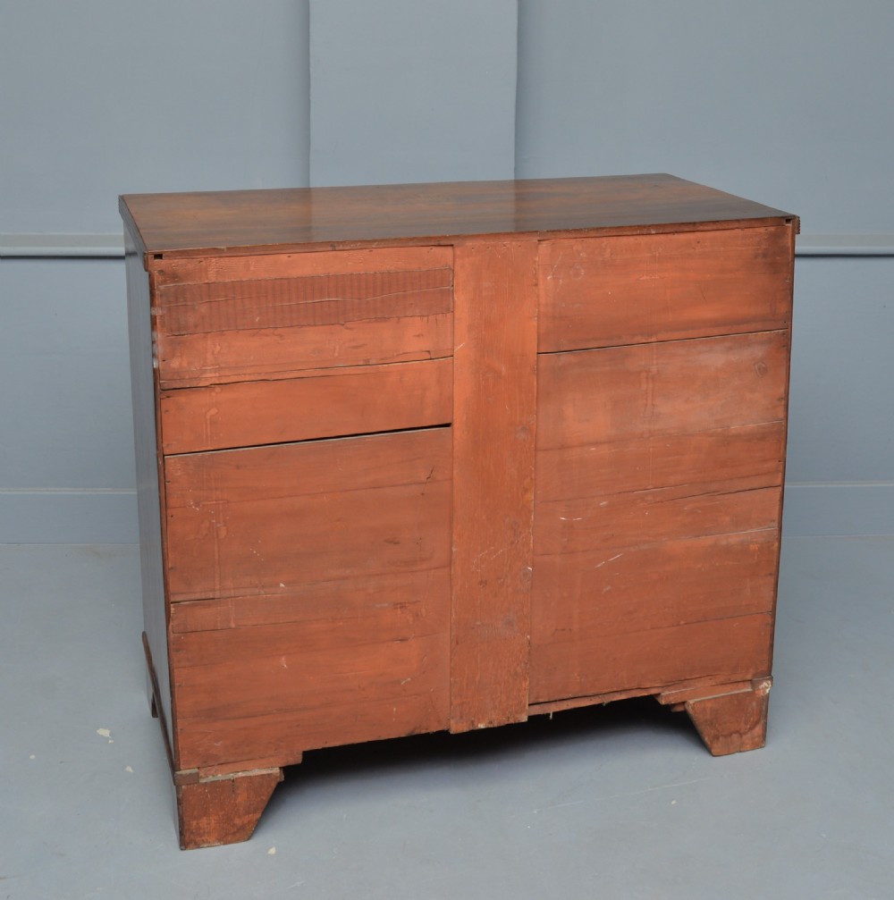 Georgian Flame Mahogany Chest Of Drawers View IX