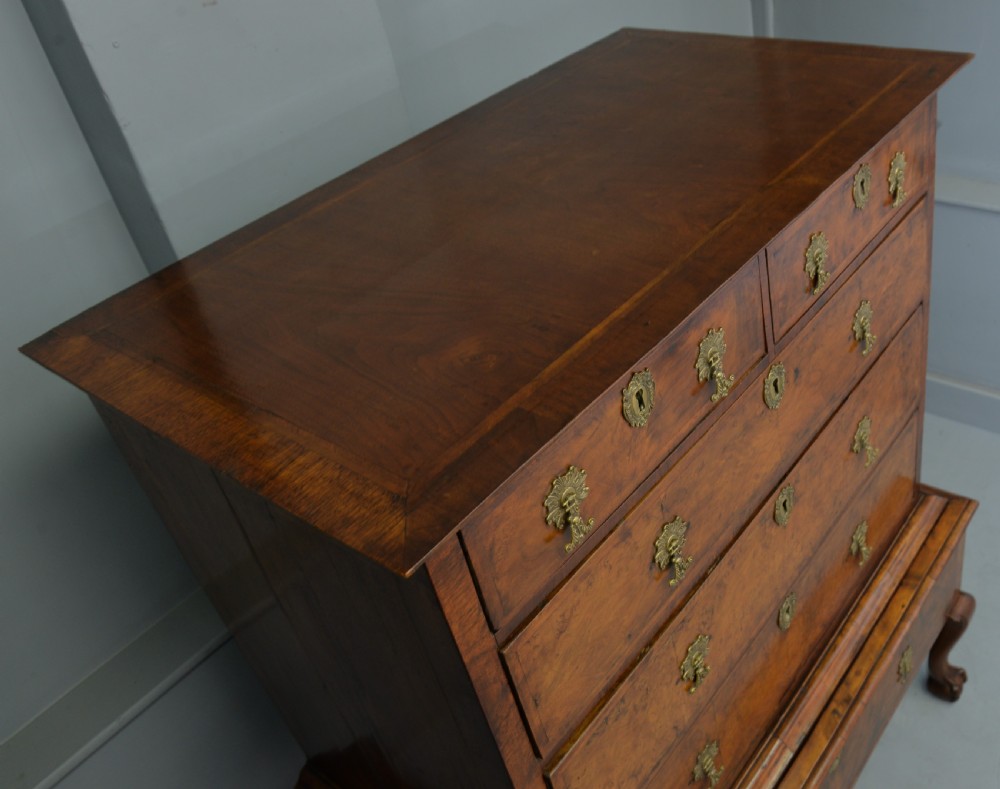 Early 18th Century George I Walnut Chest On Stand View VI