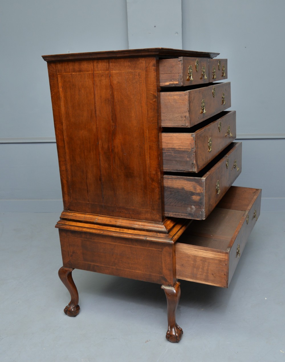 Early 18th Century George I Walnut Chest On Stand View X