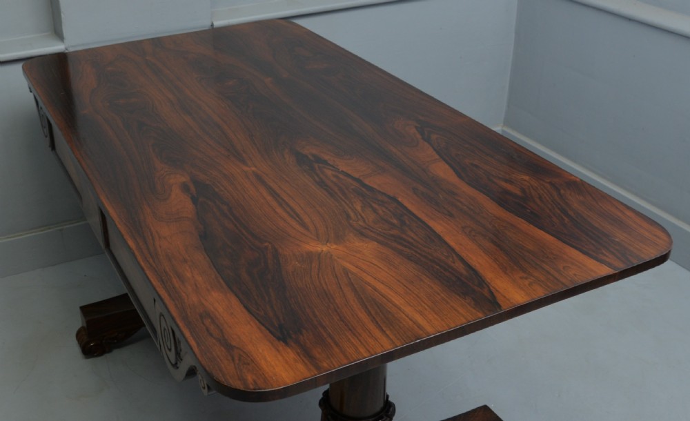 William IV Rosewood Library / Writing Table View XXI