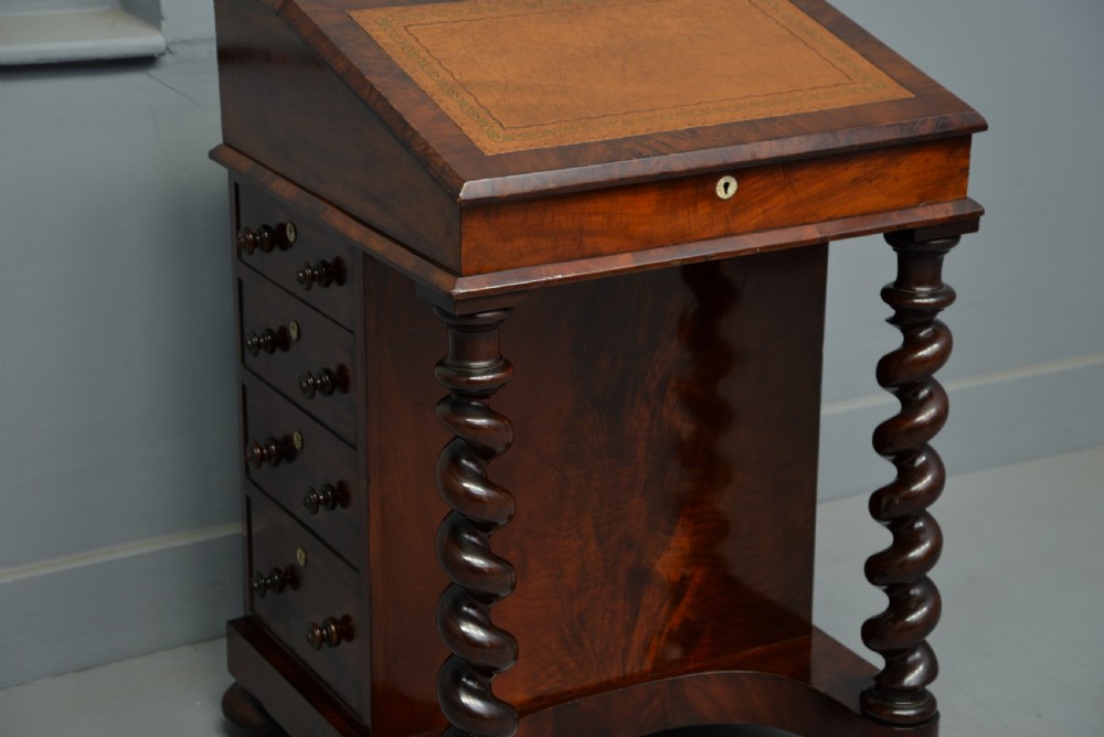 William IV Mahogany Davenport Desk View IV