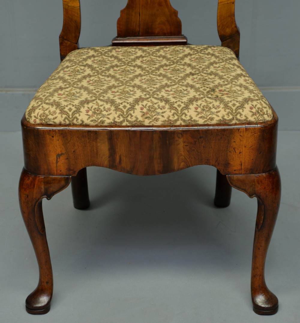 George II Walnut Side Chair c1730 View X
