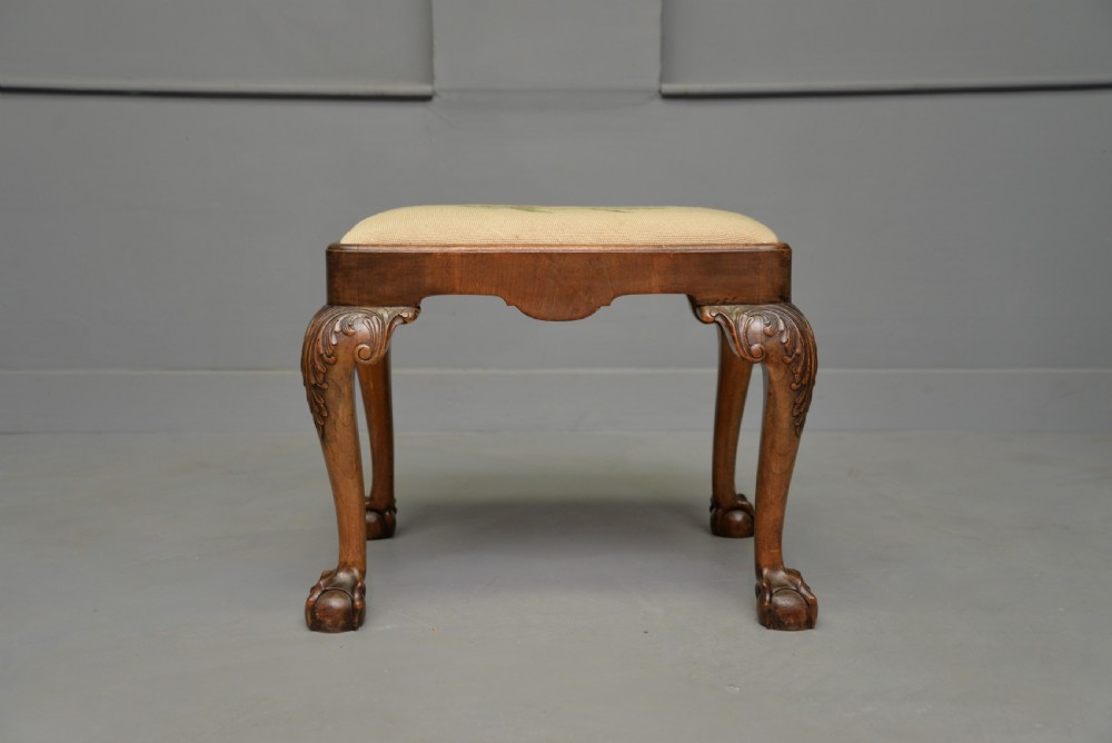 Antique Georgian Style Oak Stool View VII