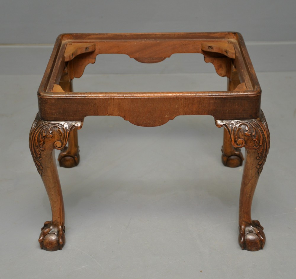 Antique Georgian Style Oak Stool View X