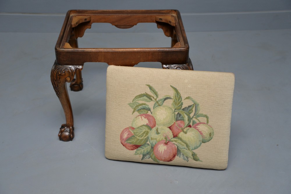 Antique Georgian Style Oak Stool View XI