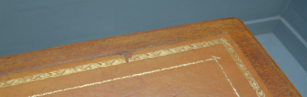 Victorian Oak Writing Table Desk View XIV