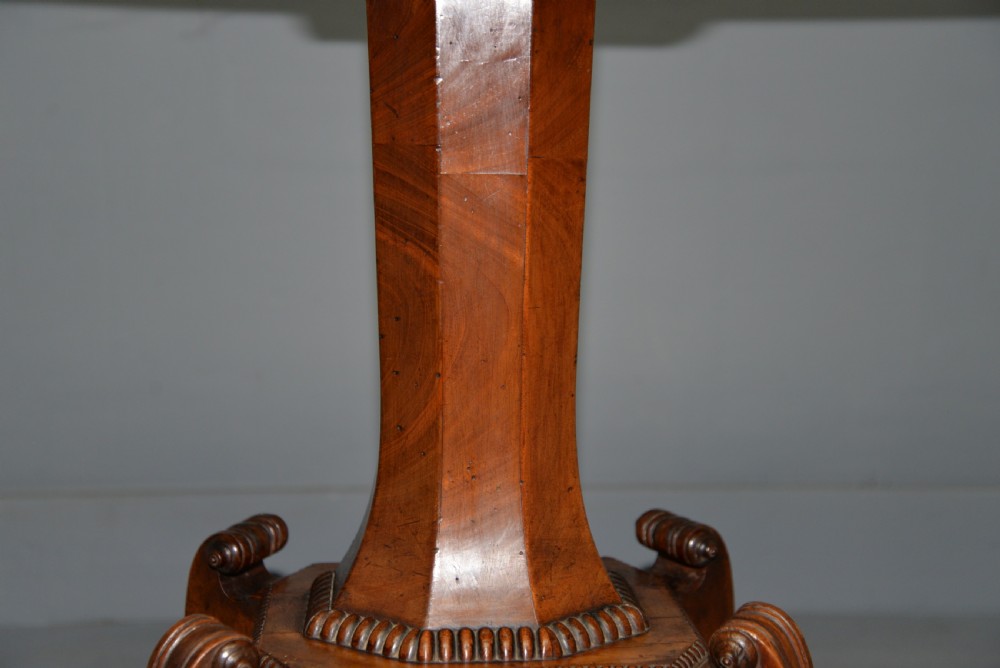Elegant Regency Mahogany Games / Card Side Table View XVIII