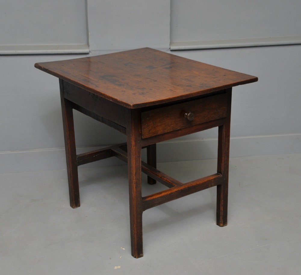 Georgian Country Oak Side Table