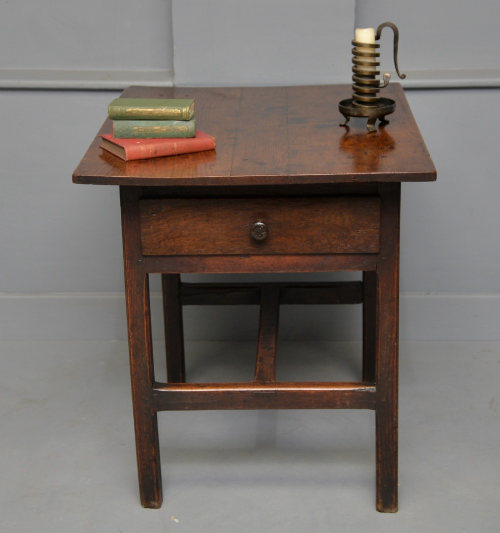 Georgian Country Oak Side Table View II