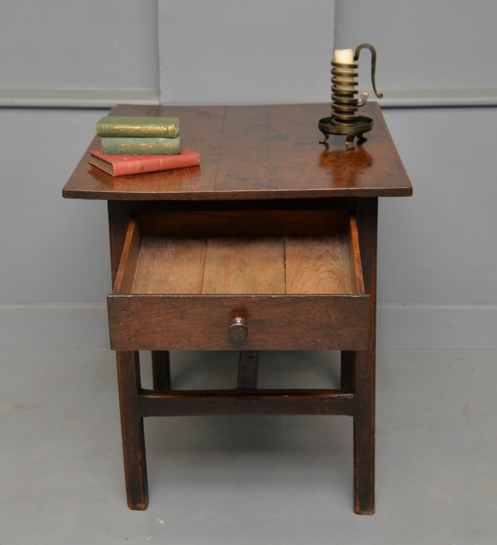 Georgian Country Oak Side Table View III