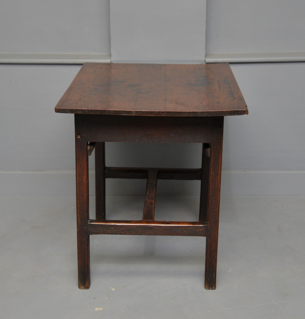 Georgian Country Oak Side Table View VI