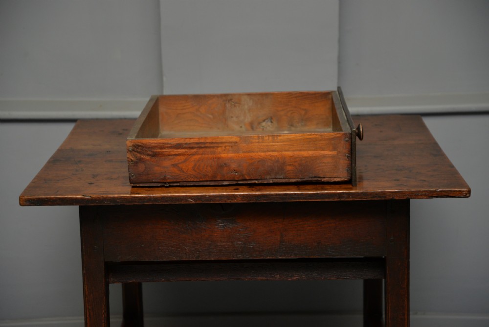 Georgian Country Oak Side Table View IX